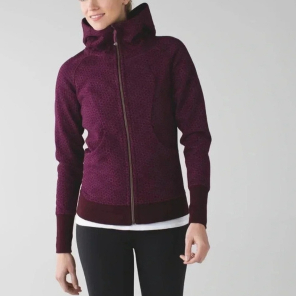 EUC Lululemon Scuba Hoodie III Size 6 Purple  Color - Picture 3 of 14